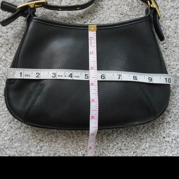Vintage Coach Legacy Hobo Black Leather Small Shoulder Bag, Handbag. #9211, EUC - Picture 12 of 16